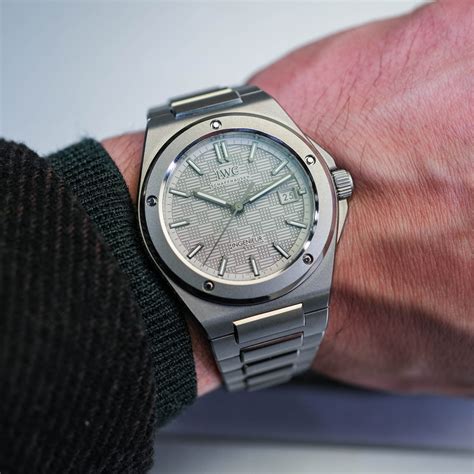 iwc ingenieur on wrist|iwc ingenieur titanium review.